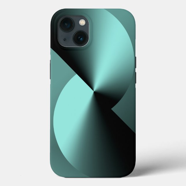 Abstraktes geometrisches iPhone 13 Case (Rückseite)