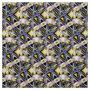 Abstraktes geometrisches Kaleidoskop Stoff