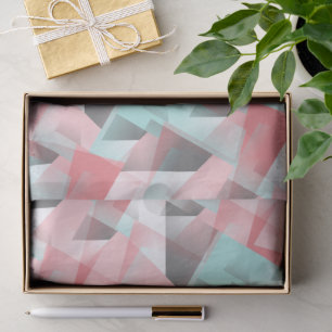 Abstraktes geometrisches modernes Geschenkbox-Tiss Seidenpapier