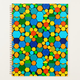 Abstraktes geometrisches Mosaikmuster Planer