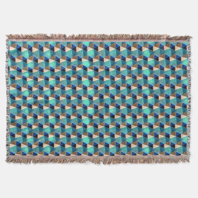 Abstraktes geometrisches Muster 1192 - Knochendeck Decke (Vorderseite)