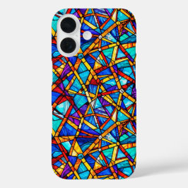 Abstraktes geometrisches Muster 22 - iPhone Case