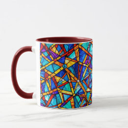 Abstraktes geometrisches Muster 22 - Kaffee-Tasse Tasse