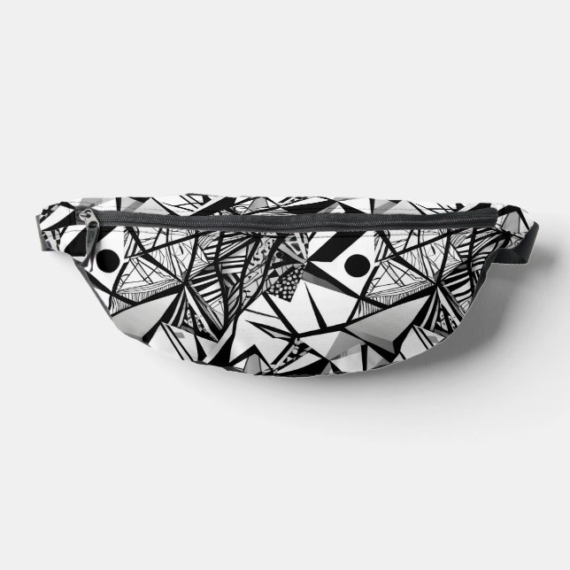 Abstraktes geometrisches Muster 24 - Fanny Pack Bauchtasche (Ablage )