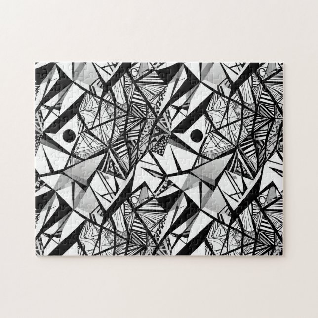 Abstraktes geometrisches Muster 24 - Puzzle (Horizontal)