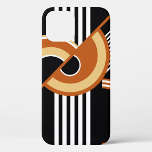 Abstraktes geometrisches Muster auf schwarz. Vinta Case-Mate iPhone Hülle
