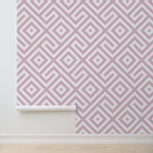 Abstraktes geometrisches Muster des Retro Lavender Tapete