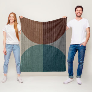 Abstraktes geometrisches Muster. Fleecedecke