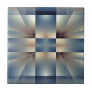 Abstraktes geometrisches Muster Fliese