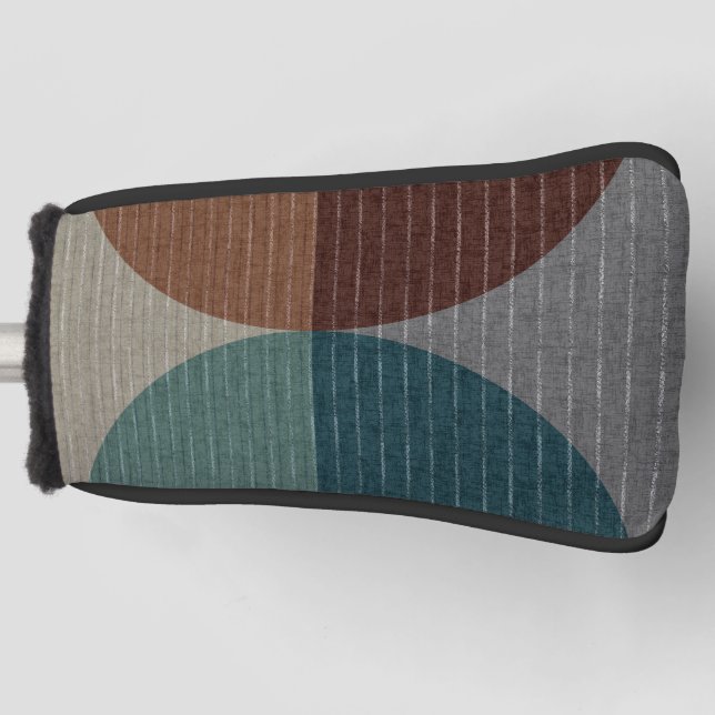 Abstraktes geometrisches Muster. Golf Headcover (Vorderseite)
