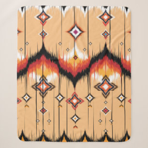 Abstraktes geometrisches Muster, Ikat Geo Sherpadecke