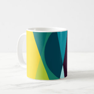 Abstraktes geometrisches Muster Kaffeetasse