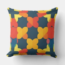 Abstraktes geometrisches Muster Kissen