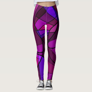 Abstraktes geometrisches Muster Leggings