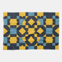 Abstraktes geometrisches Muster mit dynamischen Fa