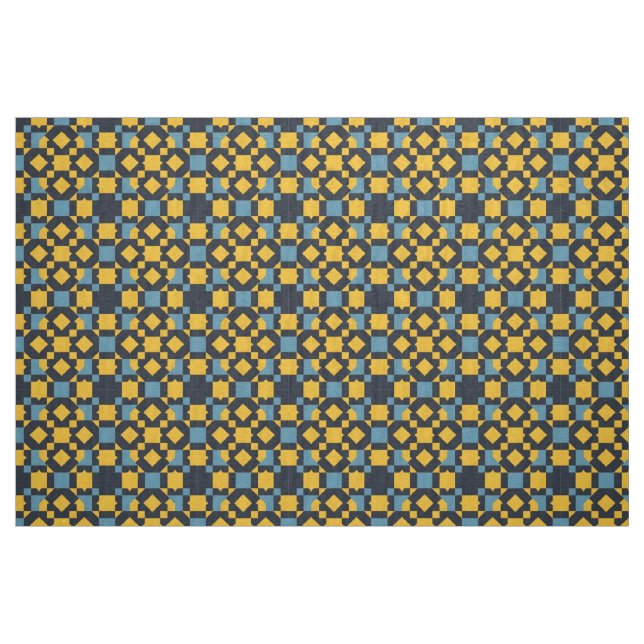 Abstraktes geometrisches Muster mit dynamischen Fa Stoff (Fat Quarter (45,7 x 55,9 cm))