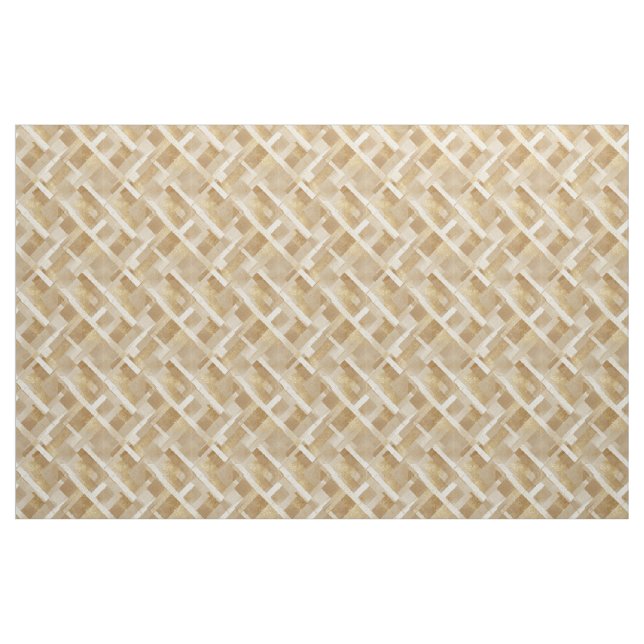 Abstraktes geometrisches Muster mit Metallic Stoff (Fat Quarter (45,7 x 55,9 cm))