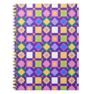Abstraktes geometrisches Muster Notizblock