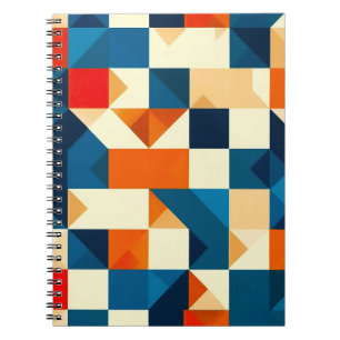 Abstraktes geometrisches Muster Notizblock