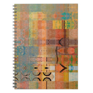 abstraktes geometrisches Muster Notizblock