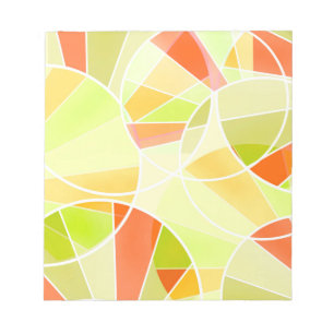 Abstraktes geometrisches Muster Notizblock