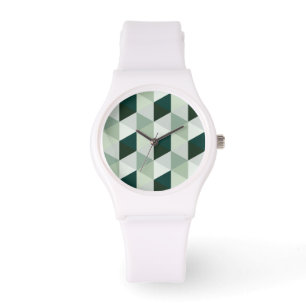 Abstraktes geometrisches Muster - Nr. 01 Armbanduhr