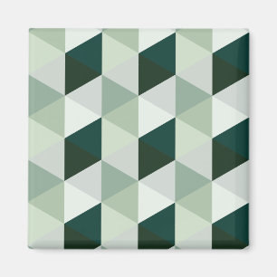 Abstraktes geometrisches Muster - Nr. 01 Magnet