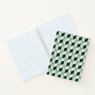 Abstraktes geometrisches Muster - Nr. 01 Notizbuch