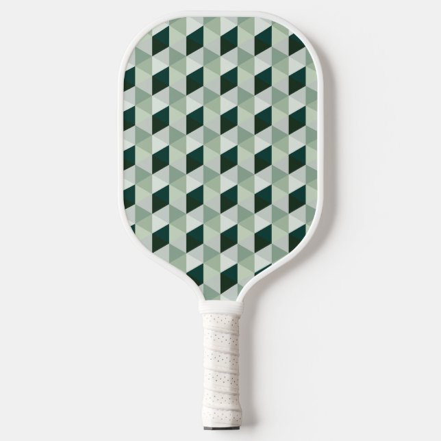 Abstraktes geometrisches Muster - Nr. 01 Pickleball Schläger (Vorderseite)