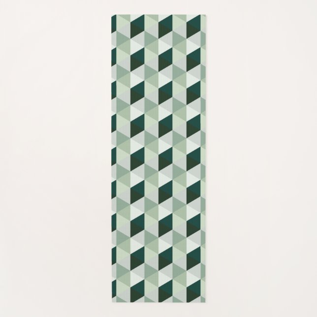 Abstraktes geometrisches Muster - Nr. 01 Yogamatte (Vorderseite)