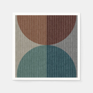 Abstraktes geometrisches Muster. Serviette