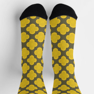Abstraktes geometrisches Muster Socken