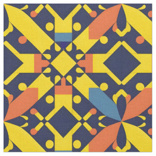 Abstraktes geometrisches Muster Stoff