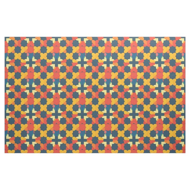 Abstraktes geometrisches Muster Stoff (Fat Quarter (45,7 x 55,9 cm))