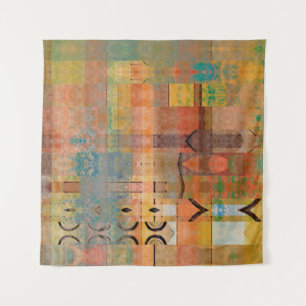 abstraktes geometrisches Muster  Wandteppich