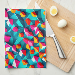 Abstraktes geometrisches Musterdesign 14-Küchen Ha Geschirrtuch