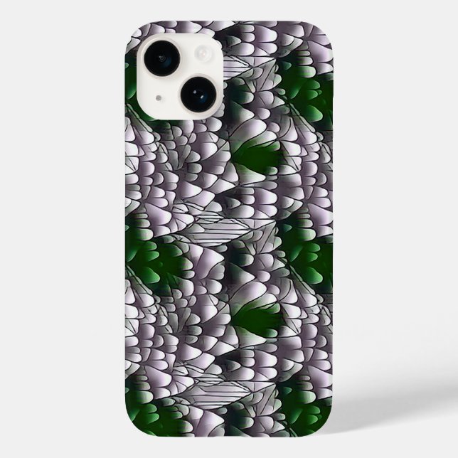 Abstraktes geometrisches Musterdesign 41 - iPhone  Case-Mate iPhone Hülle (Rückseite)