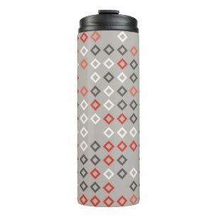 Abstraktes geometrisches Musterdesign, Kunst, Hint Thermosbecher
