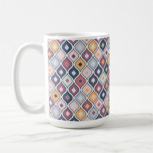 Abstraktes geometrisches Nahtloses Muster Kaffeetasse