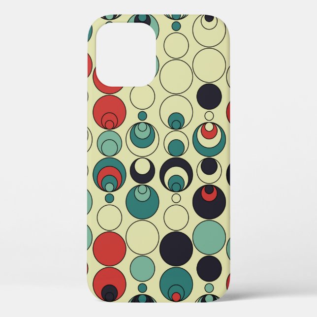 Abstraktes geometrisches, nahtloses Musterdesign. Case-Mate iPhone Hülle (Rückseite)