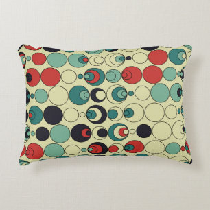 Abstraktes geometrisches, nahtloses Musterdesign. Dekokissen