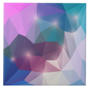 Abstraktes geometrisches Polygon Fliese