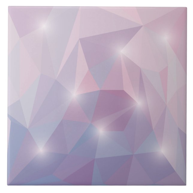 Abstraktes geometrisches Polygon Fliese (Vorderseite)