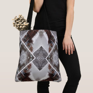 Abstraktes geometrisches Wintermuster