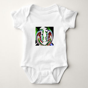 Abstraktes Gesicht Hakuna Matata Kunstdruckerei Baby Strampler