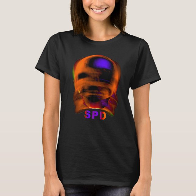 Abstraktes Gesicht T-Shirt (Vorderseite)