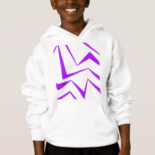 Abstraktes, gewagtes, lebhaftes geometrisches Zick Hoodie