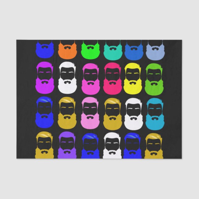 Abstraktes Gewebe aus Bärengewebe Seidenpapier (Vorderseite)