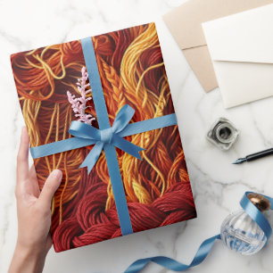 Abstraktes Gewitterwolken-Feuer-Wrap-Papier Geschenkpapier