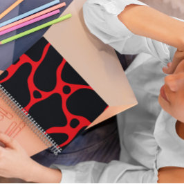 Abstraktes Giraffenmagazin Notizblock